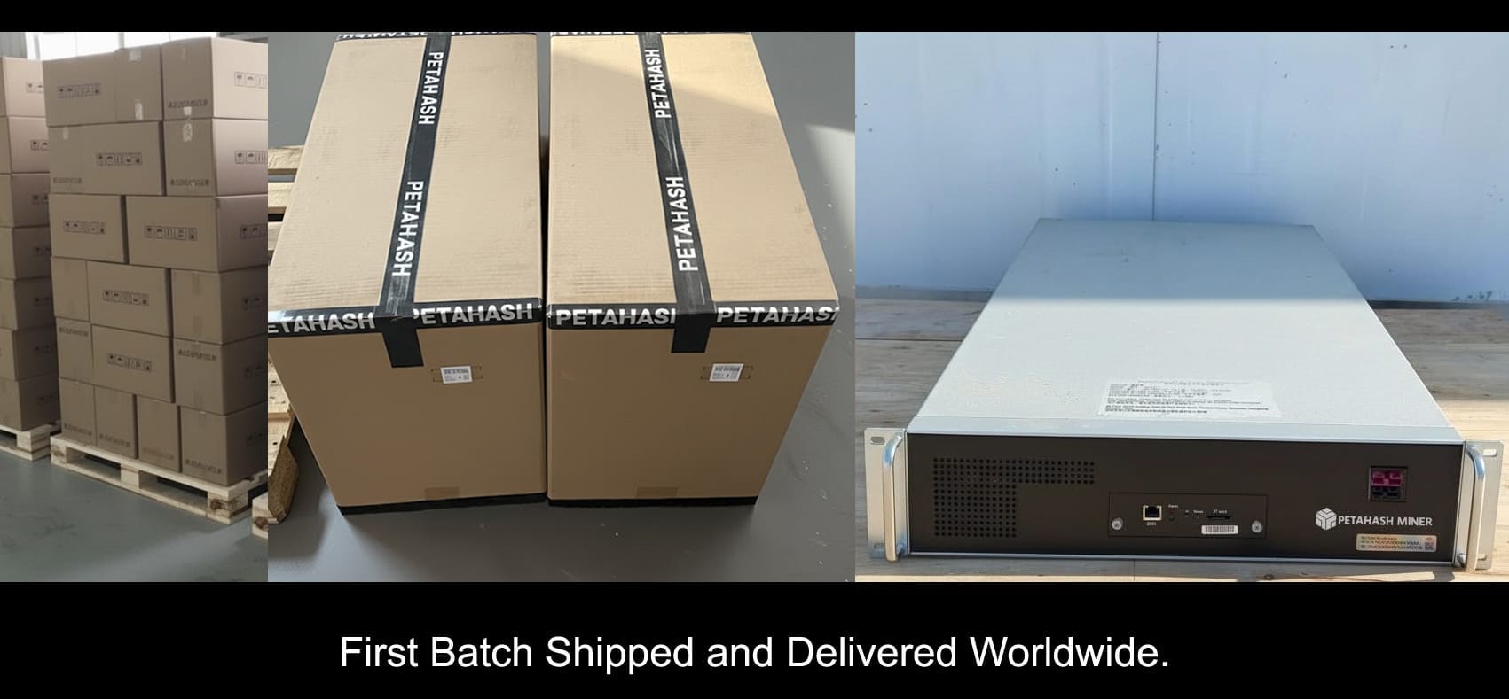 First Batch Shipped and Delivered Worldwide