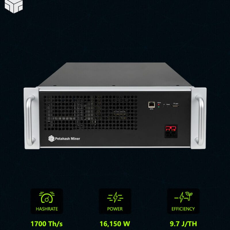 PH 1700 Hydro Miner: 1.7 PH/s 1700 Terahash