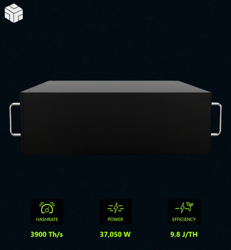 PH 3900 Hydro Miner | 3.9 PH/s | 9.8 J/TH | Petahash Miner